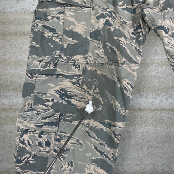 Vintage 90s Military Tactical Pants 34x28 Baggy Wide Leg Tiger Stripe Camo - Picture 8 of 12